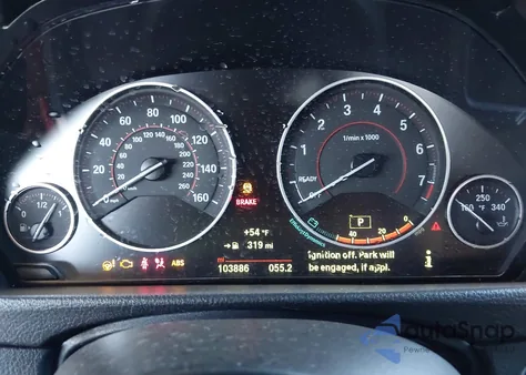 2015 BMW 328I from USA, damaged, VIN WBA3A5G57FNP34653